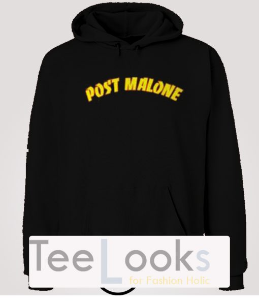 Post Malone Text Pullover Hoodie