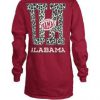 ROYCE NCAA Alabama Crimson Tide Long Sleeve Britney Leopard Hoodie AD