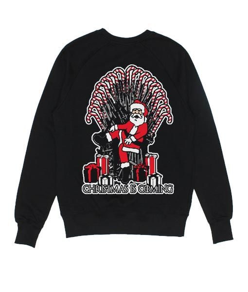 Santa Christmas Is Coming Sweater AD