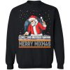 Santa DJ Merry Mixmas Christmas Sweater AD