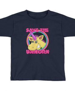 Save the Unicorn Magical Boys Girls T-Shirt TM