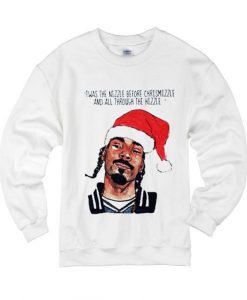 Snoop Dogg Christmas Twas The Nizzle Before Chrismizzle And All Through The Hizzle Sweater AD