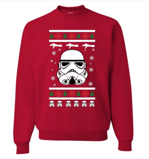 Stormtrooper Christmas _ Mens Christmas Crewneck Sweatshirt AD