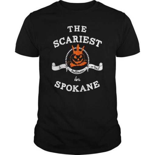 The Scariest Pumpkin In Spokane Halloween T-Shirt TM