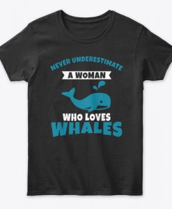Whale Lover Woman Gift Tees T-Shirt TM