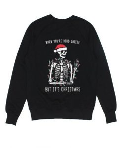 When You're Dead Inside But It's Christmas Sweater AD
