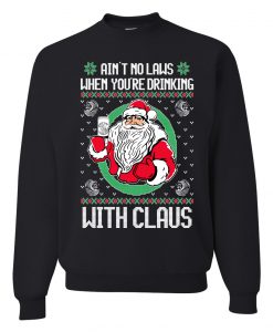 White Claws Christmas Sweater AD