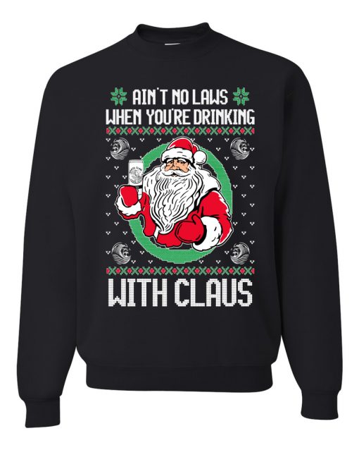 White Claws Christmas Sweater AD