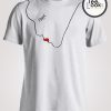 Women Face Line T-shirt