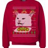 Women Yelling At Cat Meme Funny Twitter Tik Tok 2019 Xmas Sweatshirt AD