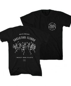 Worldwide Skeleton Clique Twenty One Pilots T-Shirt TM