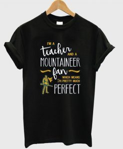 a teacher and mountaineer Tshirt DN