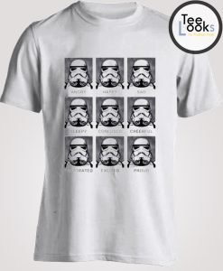 stormtroper emoticon T-shirt