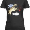 Cupid Pug Dog Funny Valentines Day Women's T-Shirt IGS