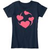 Cursive Heart Design Cute Valentine Women's T-Shirt IGS