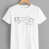 Dog Print Tee T-Shirt RE23