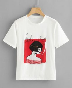 Figure Print Tee T-shirt DV01 RE23