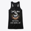 Girl Freaking Loves Skunk Boho Style Valentines Women's Tank Top IGS