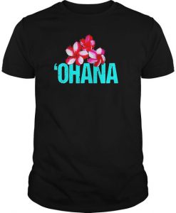 Hawaiian 'ohana Plumeria Art T Shirt RE23