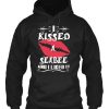 I Kissed Seabee And I Like It Couple Valentines Hoodie IGS