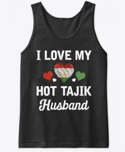 I Love my hot Tajik Husband Valentines Tank Top IGS