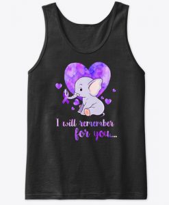 I Remember For You Alzheimer Valentines Tank Top IGS