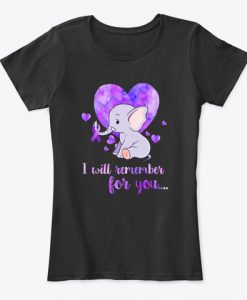 I Remember For You Alzheimer Valentines Women's T-Shirt IGS