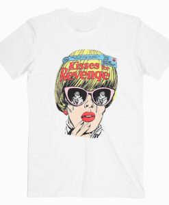 Kisses For Revenge T Shirt Retro RE23