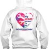 My Heart Belongs to an Elevator Mechanic Valentine Back Hoodie IGS