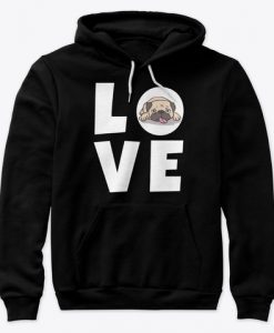 My Pug Is My Valentine Gift Hoodie IGS