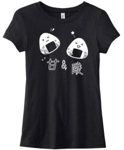 Onigiri Rice Balls Ladies T-shirt RE23