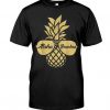 Pineapple Sunglasses Gold T-Shirt RE23