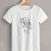 Plus wmn Figure Print Tee T-shirt RE23