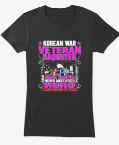 Proud Korean War Veteran Daughter I Was Valentine Women's T-Shirt IGS
