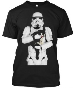 Stormtrooper cat T-shirt RE23