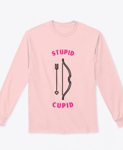 Stupid Cupid Valentine Funny Sweatshirt IGS