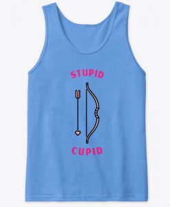 Stupid Cupid Valentine Funny Tank Top IGS