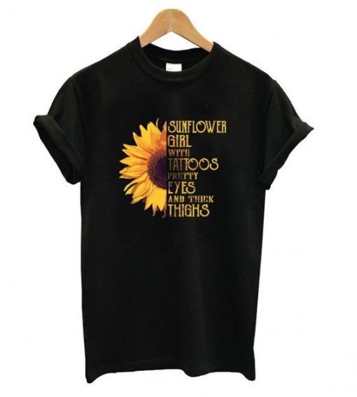 Sunflower Girl T-shirt RE23