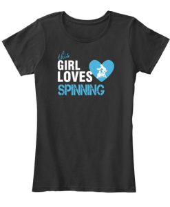 This Girl Loves Spinning Valentines Women's T-Shirt IGS