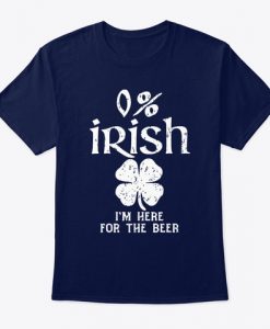 0% Irish Vintage St. Patrick's Day Tee T-Shirt IGS'