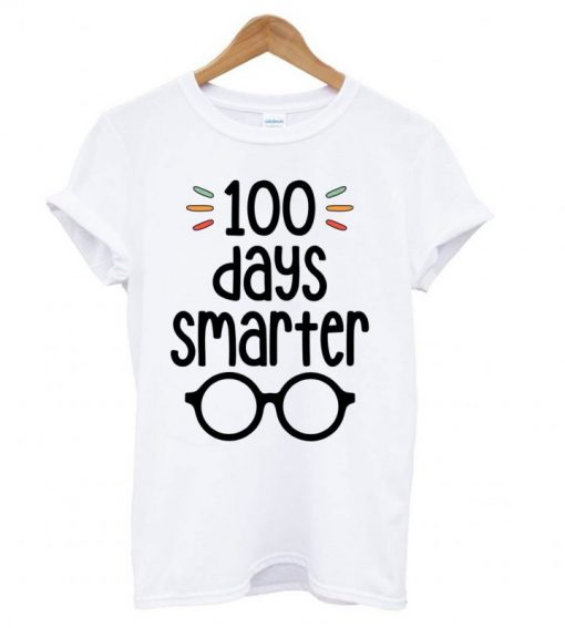 100 Days Smarter- 100 Days of School T shirt IGS