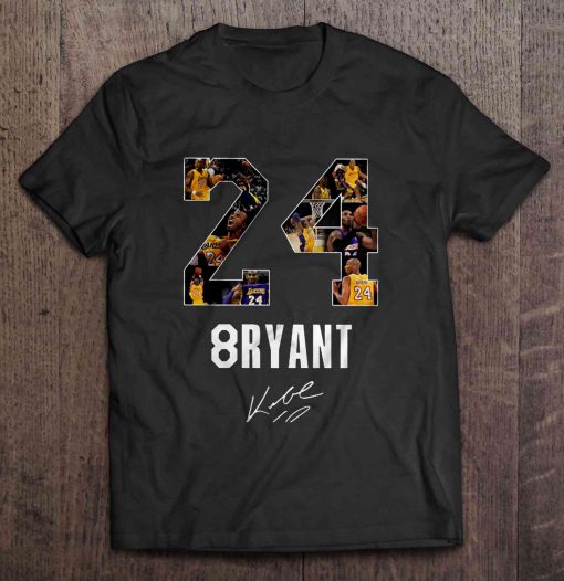 24 8 Kobe Bryant T-shirt RE23