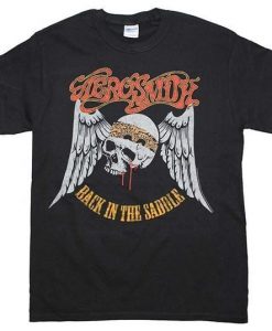 Aerosmith Band Black In Tshirt RE23