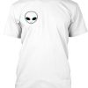 Alien Print Contrast Sleeve T-Shirt IGS