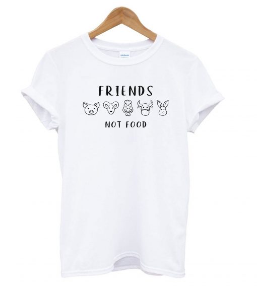 Animal Are Friends Not Food T shirt IGS