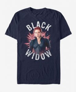 Avengers Endgame Black Widow Burst T-Shirt RE23