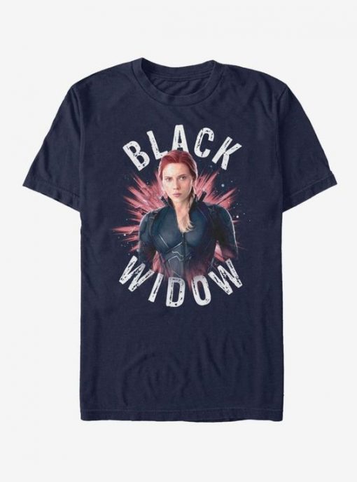 Avengers Endgame Black Widow Burst T-Shirt RE23