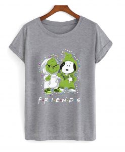 Baby Grinch And Snoopy Friends Light Christmas T shirt IGS