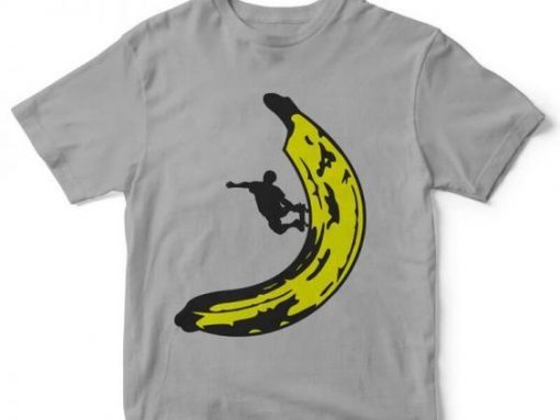 Banana Skateboard t shirt RE23