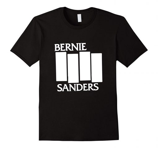 Bernie Sanders Black Flag T-shirt RE23